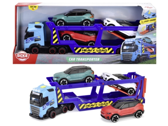 Imagine Dickie transportor Volvo 40cm cu sunete și lumini