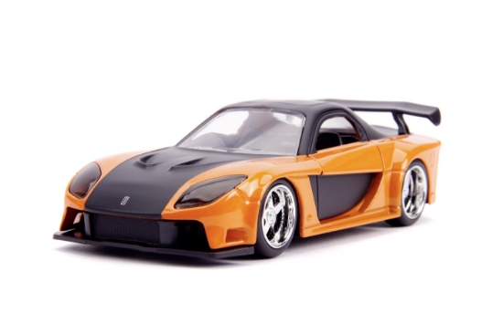 Imagine Jada Fast & Furious Legacy Series – set 2 mașinuțe metalice Honda Civic și Mazda RX-7 scara 1:32