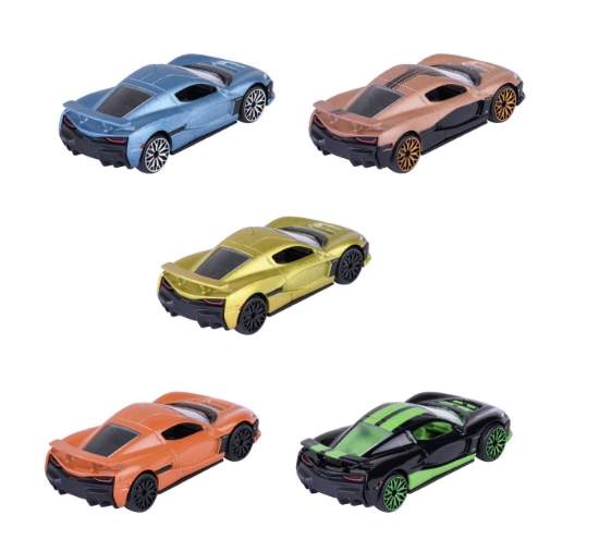 Imagine Majorette set 5 mașinuțe Rimac Nevera Edition Giftpack