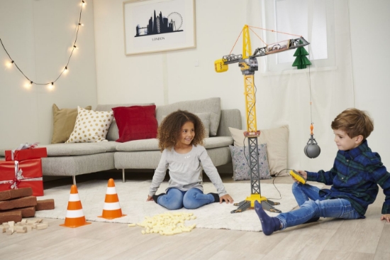 Imagine Dickie macara Mighty Crane 110cm rotație 360 cu telecomandă