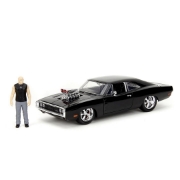 Imagine JADA FAST AND FURIOUS SET FIGURINA DOM SI MASINUTA METALICA DODGE CHARGER 1970 SCARA 1 LA 24
