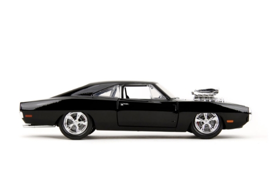 Imagine Jada Fast and Furious Set figurină Dom și mașinuță metalică Dodge Charger 1970 scară 1 la 24