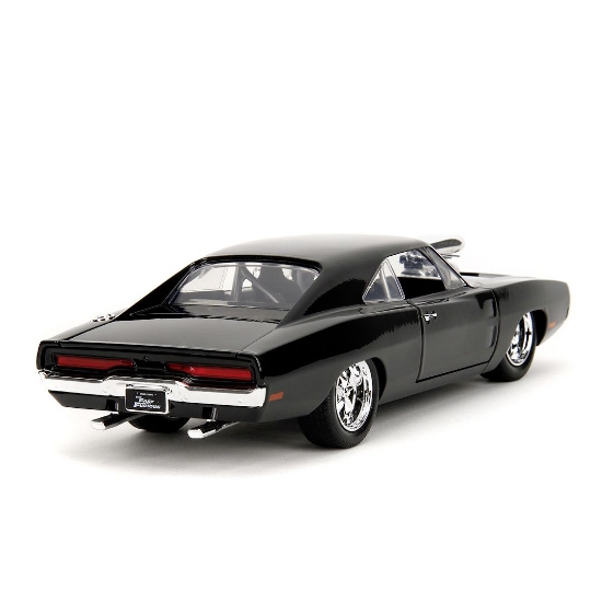 Imagine Jada Fast and Furious Set figurină Dom și mașinuță metalică Dodge Charger 1970 scară 1 la 24