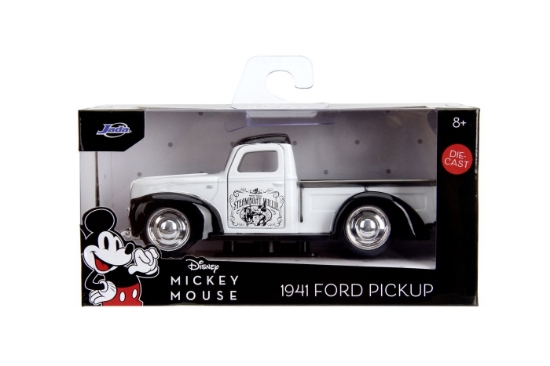 Imagine JADA DISNEY MICKEY MOUSE MASINUTA METALICA FORD PICKUP 1941 SCARA 1:32