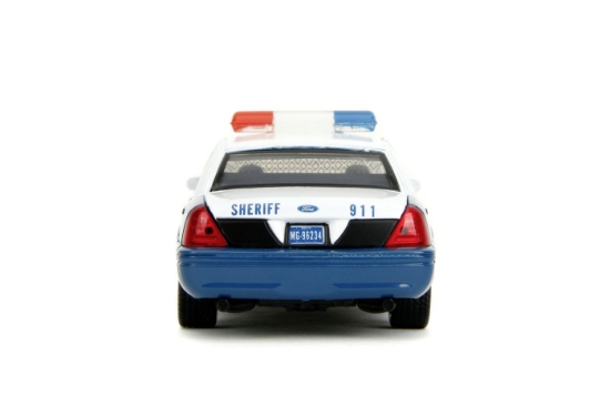 Imagine Jada The Walking Dead Rick Grimes mașinuță metalică Ford Crown Victoria scară 1:32