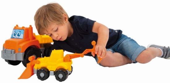 Imagine Ecoiffier basculantă cu excavator, 38 cm