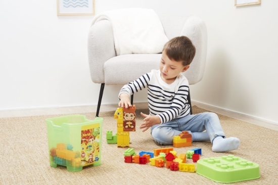 Imagine Ecoiffier Abrick set construcție animale 70 piese