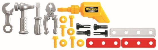 Imagine Ecoiffier set instrumente mecanic cu 20 piese