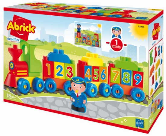 Imagine ECOIFFIER TREN CU CIFRE SI LITERE