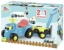 Imagine Ecoiffier set tractor ride cu remorcă și cositoare