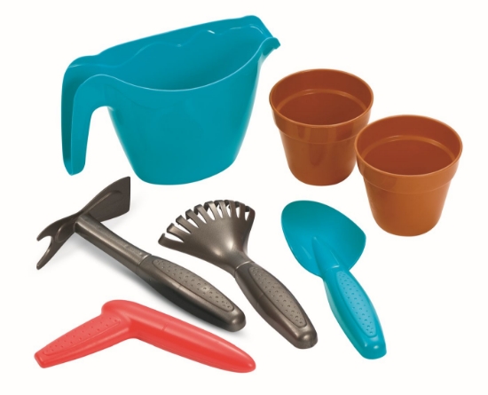 Imagine Ecoiffier set camion cu accesorii nisip