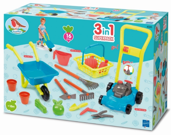 Imagine ECOIFFIER SET ROABA CU MASINA DE TUNS IARBA 