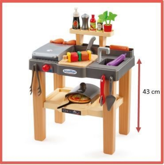 Imagine Ecoiffier bucătărie cu accesorii