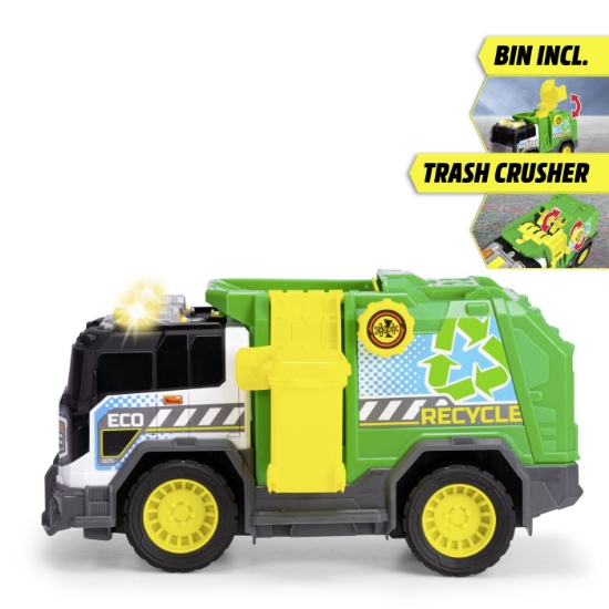 Imagine Dickie camion de reciclare cu lumini si sunete 30cm