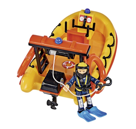 Imagine Pompierul Sam barcă Neptun cu figurină Penny și accesorii