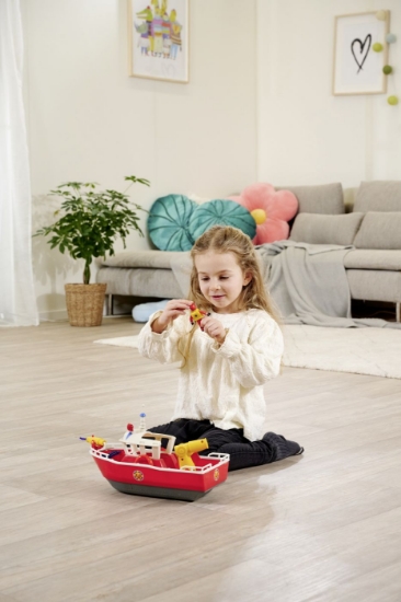 Imagine Pompierul Sam barcă de salvare Titan cu figurină Sam și accesorii