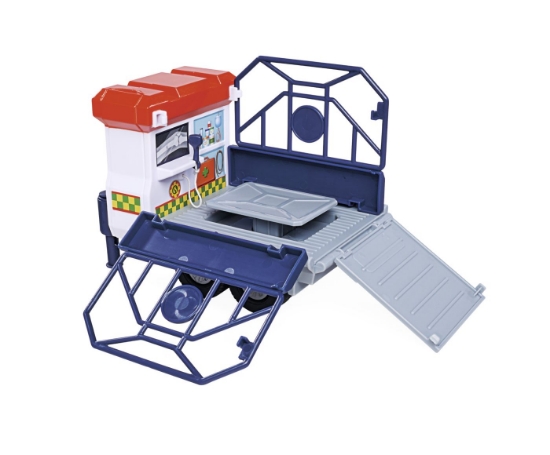 Imagine Pompierul Sam vehicul salvare animale cu figurine și remorcă