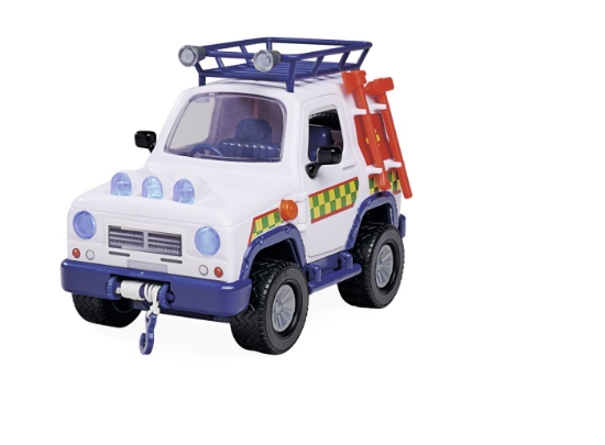 Imagine Pompierul Sam vehicul salvare animale cu figurine și remorcă