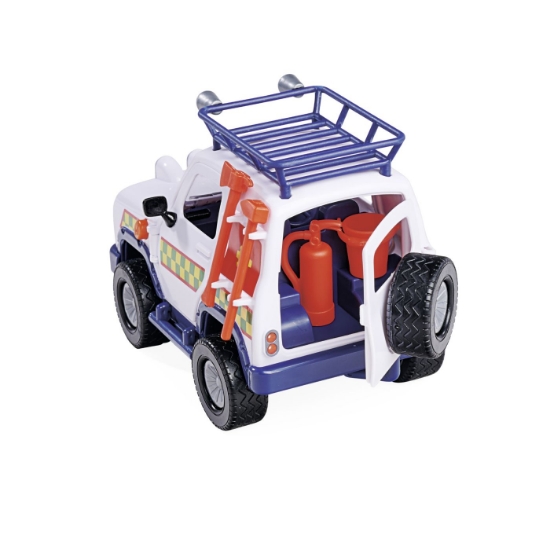 Imagine Pompierul Sam vehicul salvare animale cu figurine și remorcă