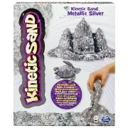 Imagine NISIP KINETIC METALE SI MINERALE STRALUCITOARE ARGINTIU