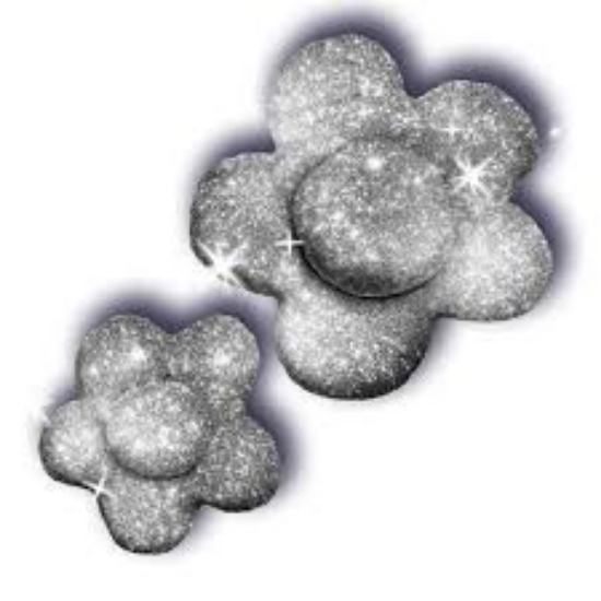 Imagine Nisip kinetic metale și minerale strălucitoare argintiu