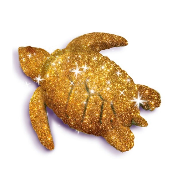 Imagine Nisip kinetic metale și minerale strălucitoare auriu