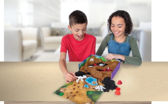 Imagine Set Kinetic Sand Dino – Șantierul arheologic
