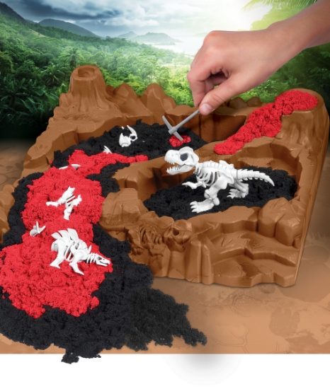 Imagine Set Kinetic Sand Dino – Șantierul arheologic