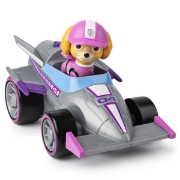 Imagine PATRULA CATELUSILOR SKYE MASINA DE CURSE CU SUNETE SI MOTOR PULL-BACK