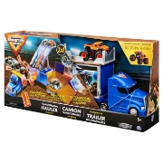 Imagine MONSTER JAM SET DE JOACA CAMIONUL CONVERTIBIL IN ARENA