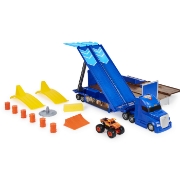 Imagine MONSTER JAM SET DE JOACA CAMIONUL CONVERTIBIL IN ARENA