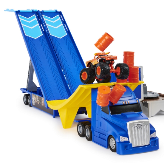 Imagine Monster Jam set de joacă – camionul convertibil în arenă