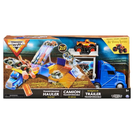 Imagine Monster Jam set de joacă – camionul convertibil în arenă