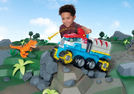 Imagine Patrula Cățelușilor vehicul de patrulare Dino Patroller motorizat