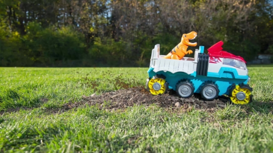 Imagine Patrula Cățelușilor vehicul de patrulare Dino Patroller motorizat