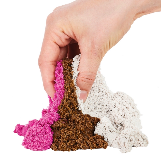 Imagine  Kinetic Sand set înghețată și prăjiturele colorate și parfumate
