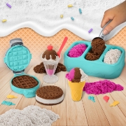 Imagine KINETIC SAND SET INGHETATA SI PRAJITURELE COLORATE SI PARFUMATE