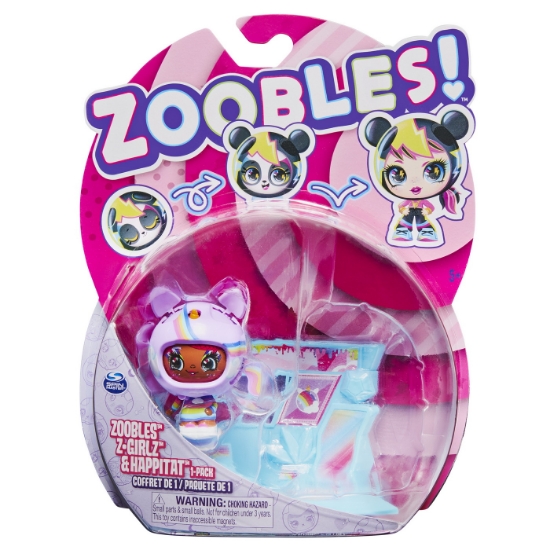 Imagine ZOOBLES Z-GIRLZ FIGURINA DE TRANSFORMARE FETITA UNICORN