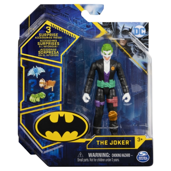 Imagine FIGURINA JOKER ARTICULATA 10CM CU 3 ACCESORII SURPRIZA
