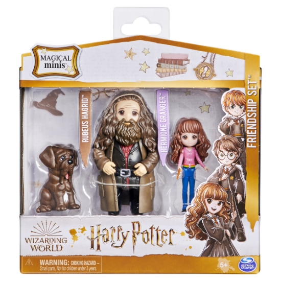 Imagine HARRY POTTER SET 2 FIGURINE RUBEUS HAGRID SI HERMIONE GRANGER