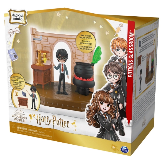 Imagine HARRY POTTER WIZARDING WORLD MAGICAL SALA DE CLASA MINIS POTIUNI HARRY POTTER