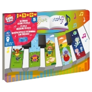 Imagine Puzzle din lemn în formă de pian cu sunete