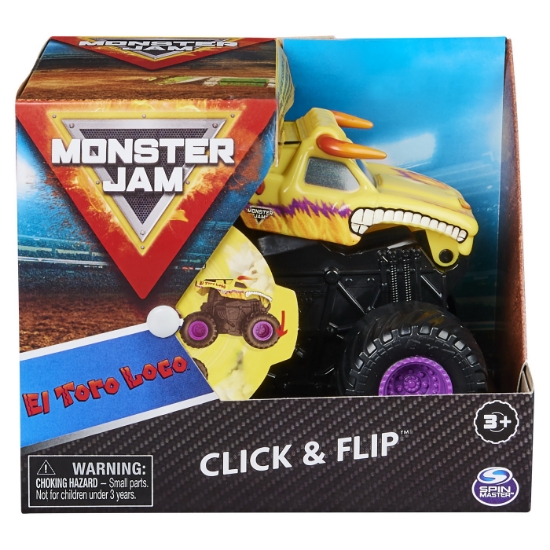 Imagine MONSTER JAM EL TORO LOCO SERIA CLICK FLIP SCARA 1 LA 43