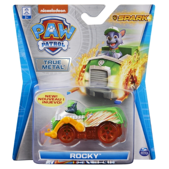 Imagine PATRULA CATELUSILOR MACHETA METALICA SPARK ROCKY