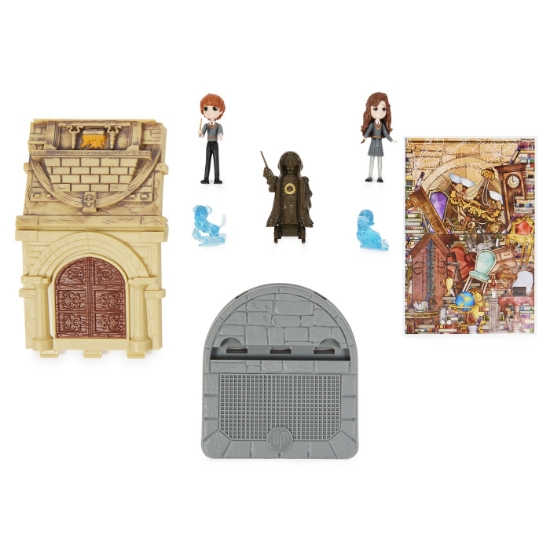 Imagine HARRY POTTER WIZARDING WORLD MAGICAL MINIS SET 2 FIGURINE RON WISLEAY SI HERMIONE GRANGER