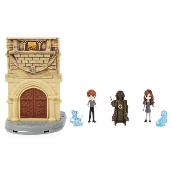 Imagine HARRY POTTER WIZARDING WORLD MAGICAL MINIS SET 2 FIGURINE RON WISLEAY SI HERMIONE GRANGER