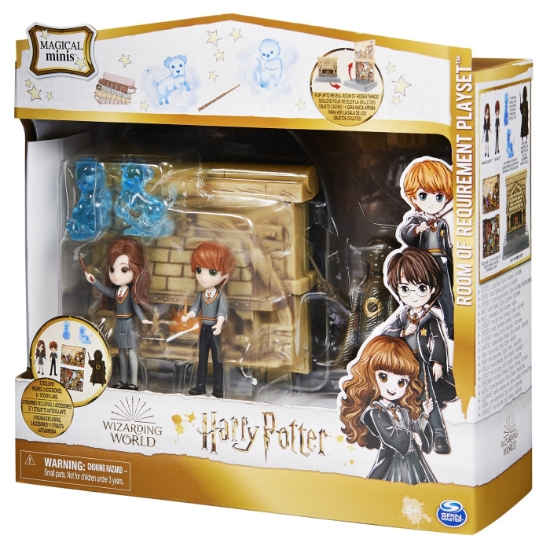 Imagine HARRY POTTER WIZARDING WORLD MAGICAL MINIS SET 2 FIGURINE RON WISLEAY SI HERMIONE GRANGER