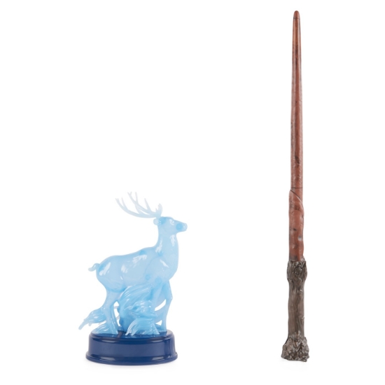 Imagine HARRY POTTER WIZARDING WORLD PATRONUS SPELL WAND BAGHETA  LUI HARRY 33CM