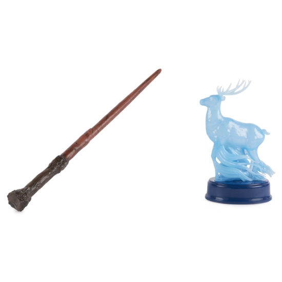 Imagine HARRY POTTER WIZARDING WORLD PATRONUS SPELL WAND BAGHETA  LUI HARRY 33CM