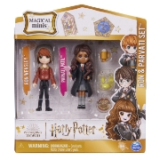 Imagine HARRY POTTER WIZARDING WORLD MAGICAL MINIS SET 2 FIGURINE RON SI PARVATI